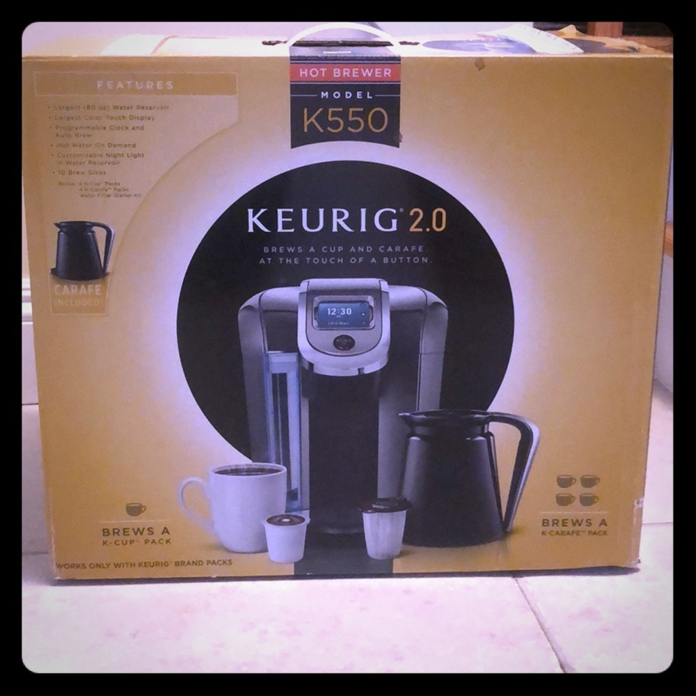 Keurig 2.0 model K550
